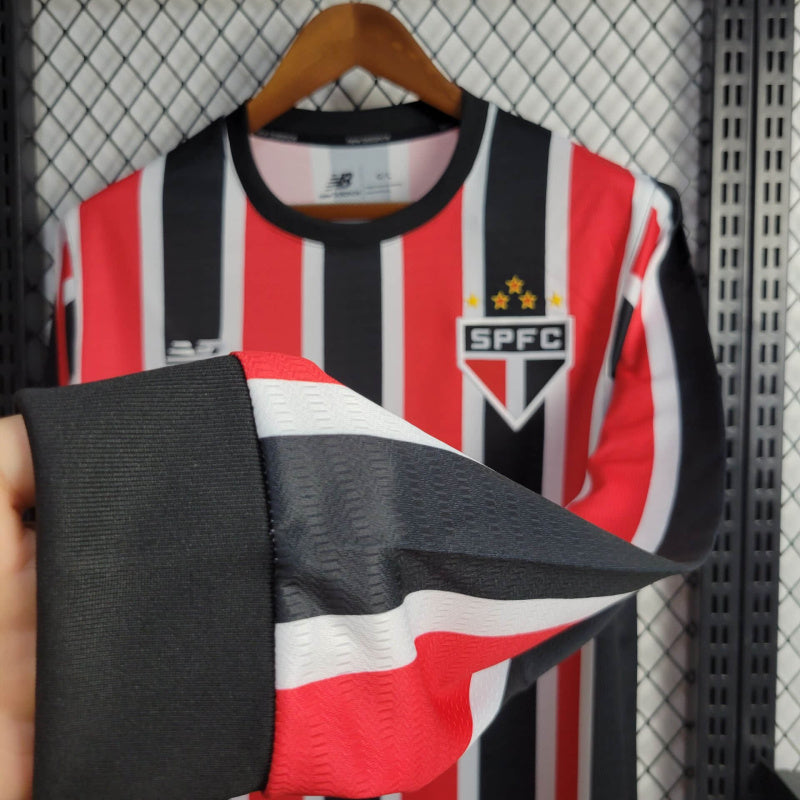 Camisa São Paulo Away 24/25 - New Balance Torcedor Manga Comprida