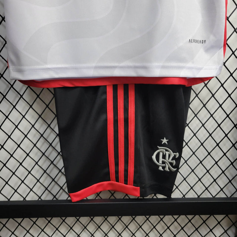 Kit Infantil Flamengo Away 24/25 - Adidas infantil