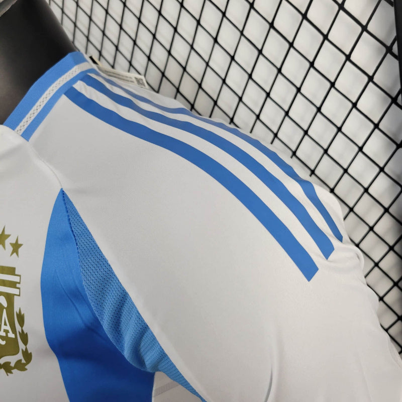 Camisa Argentina Home 24/25 - Adidas Versão Jogador + Pacth