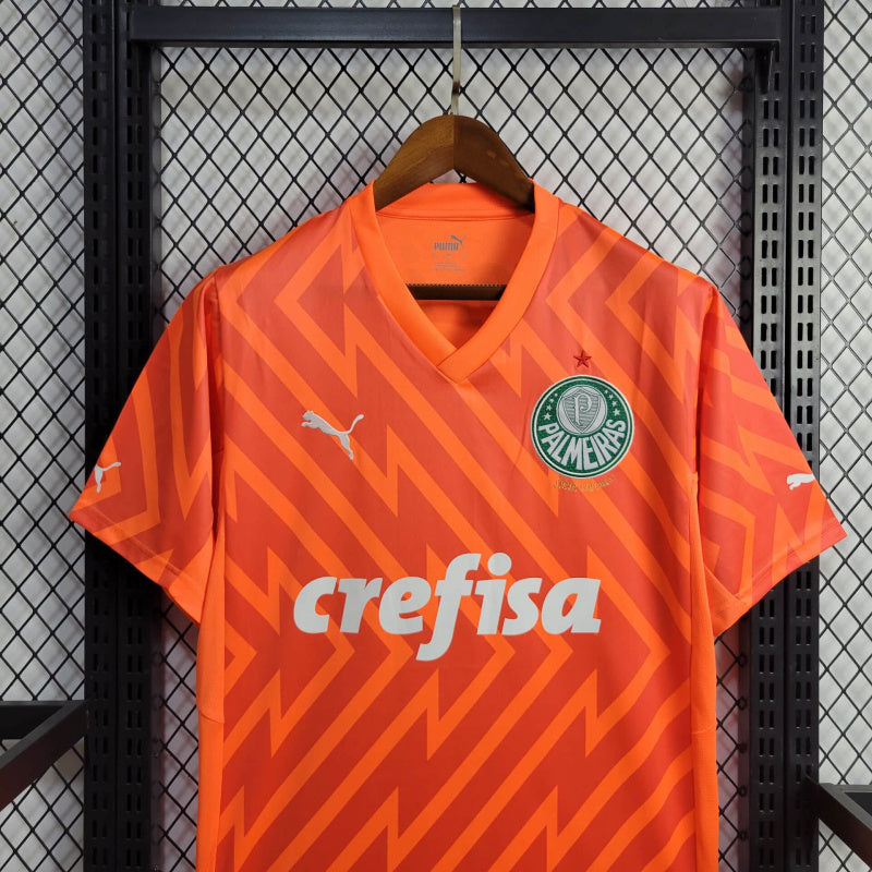 Camisa Palmeiras Goleiro Laranja 24/25 - Puma Torcedor Masculina